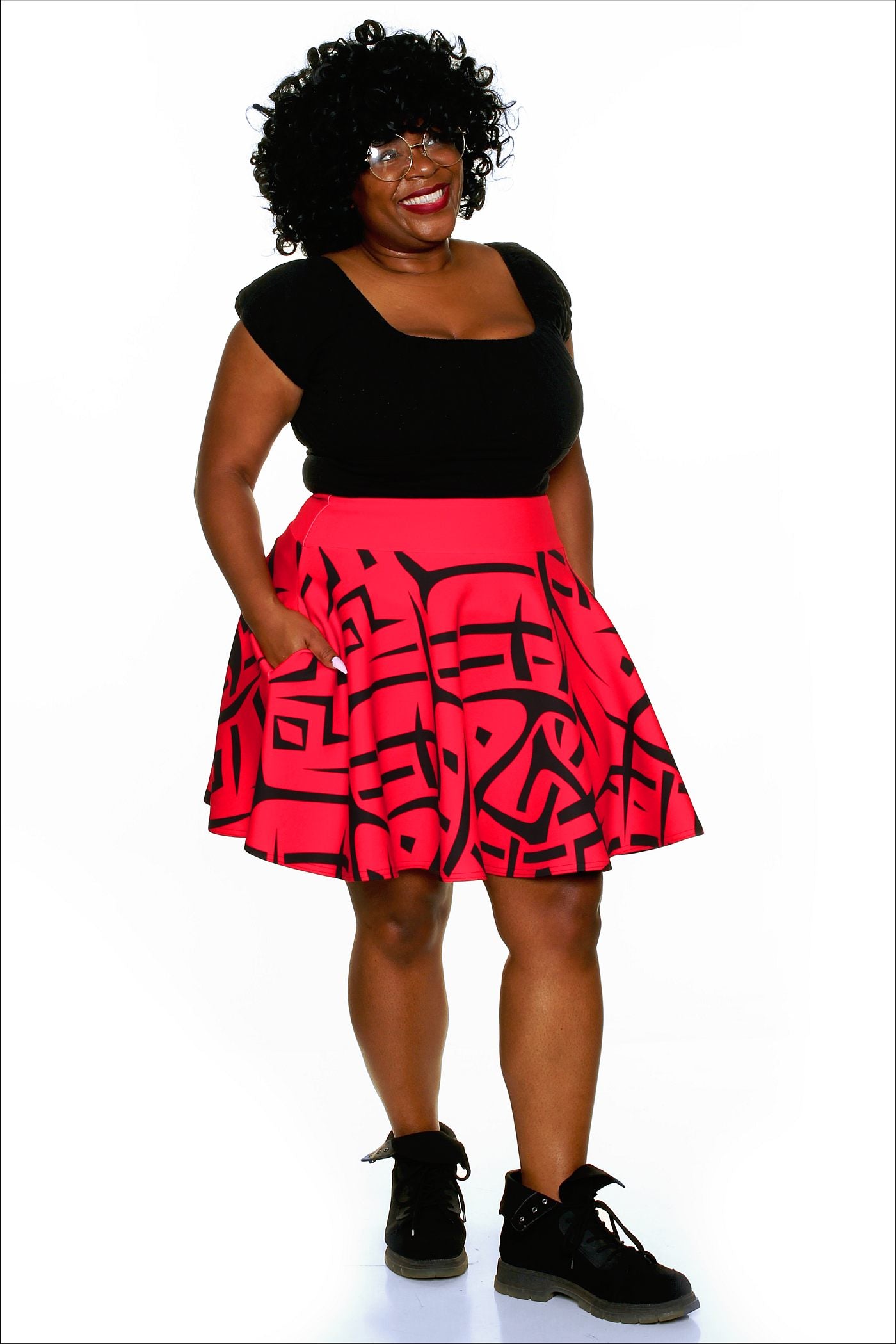 Fang Skater Skirt