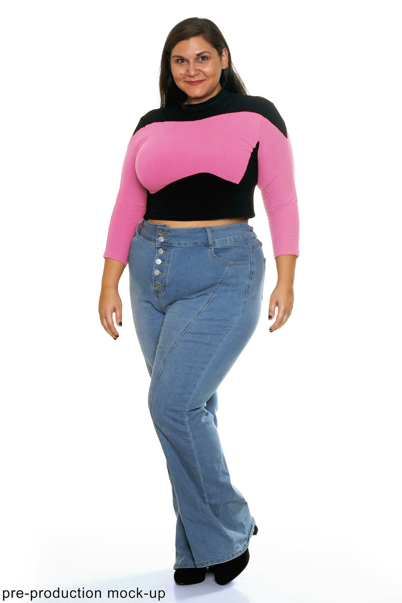 Generation Mod Crop Top in Pink