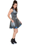 Nighthawk Grey A-Line Dress