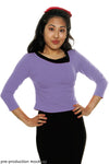 Original Retro Crop Top in Purple