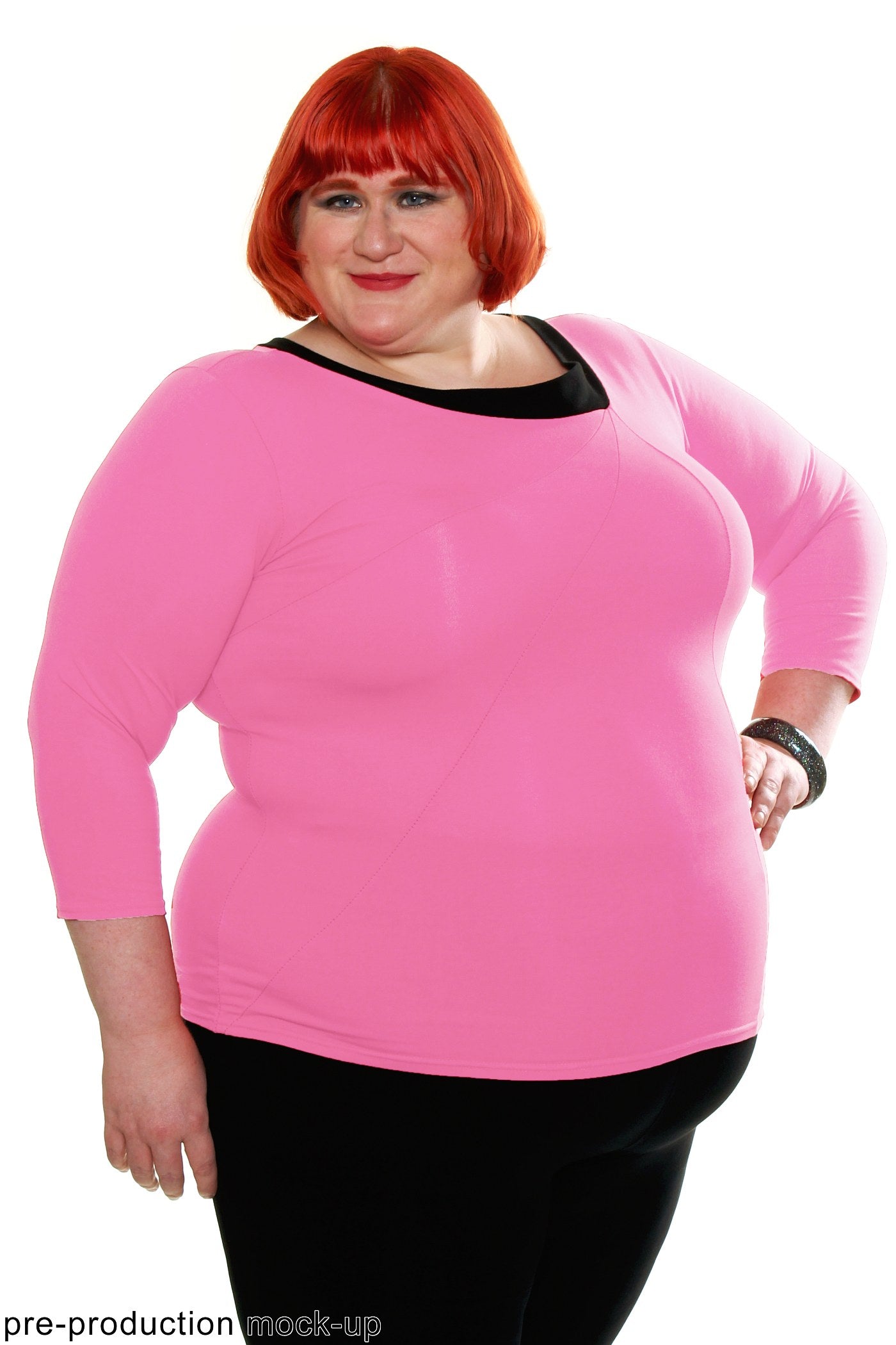 Original Retro Top in Pink