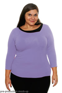 Original Retro Top in Purple