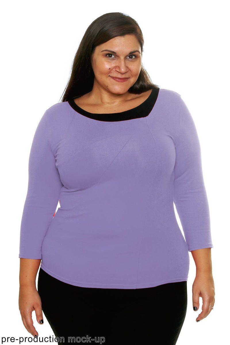 Original Retro Top in Purple