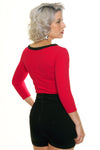 Original Retro Top in Red