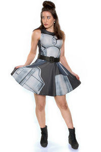 Platinum A-Line Dress